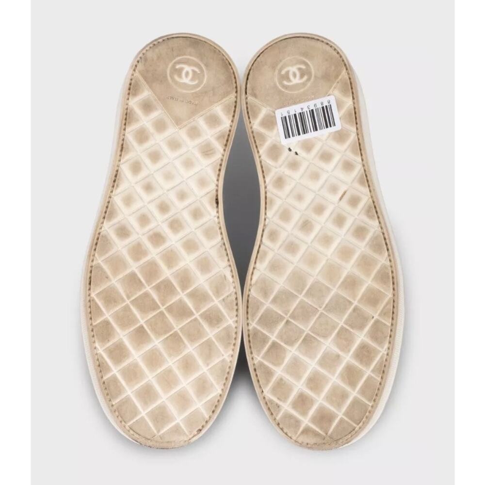 Chanel White Textile Sneakers with Contrasting Toe Sz.36 - Picture 5 of 8